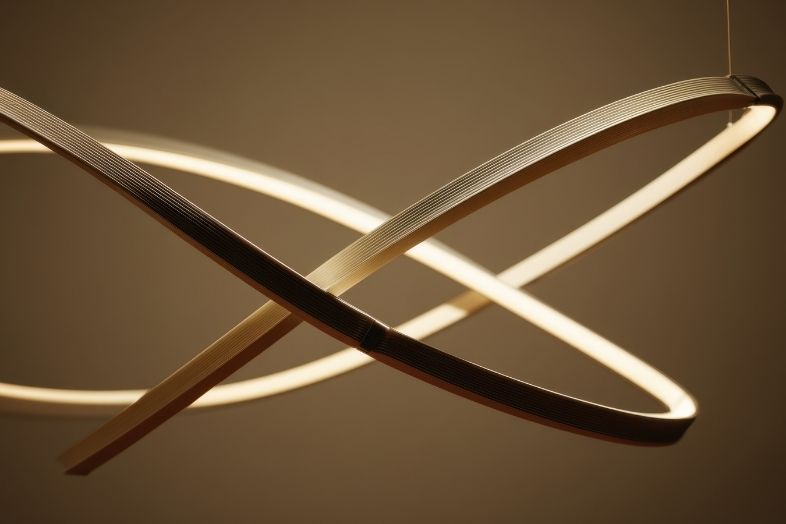 Warm-toned modern light design