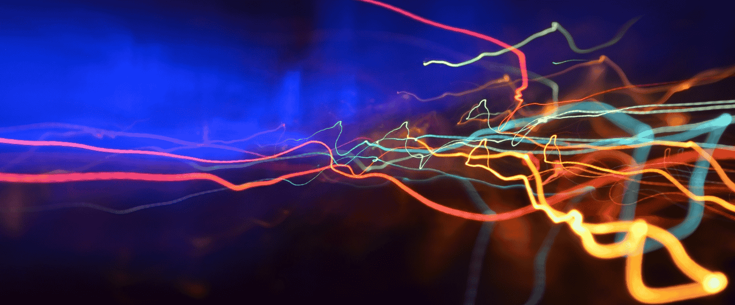 City skyline at night