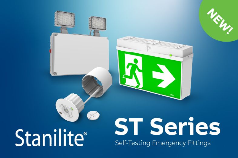 Stanilite ST Series self-testing emergency fittings
