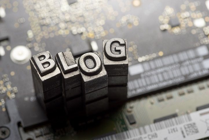 An image that says blog