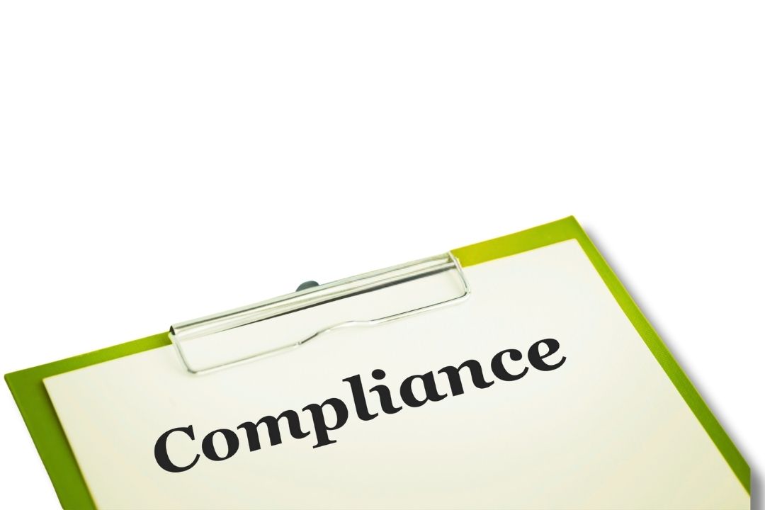 Compliance clipboard in green