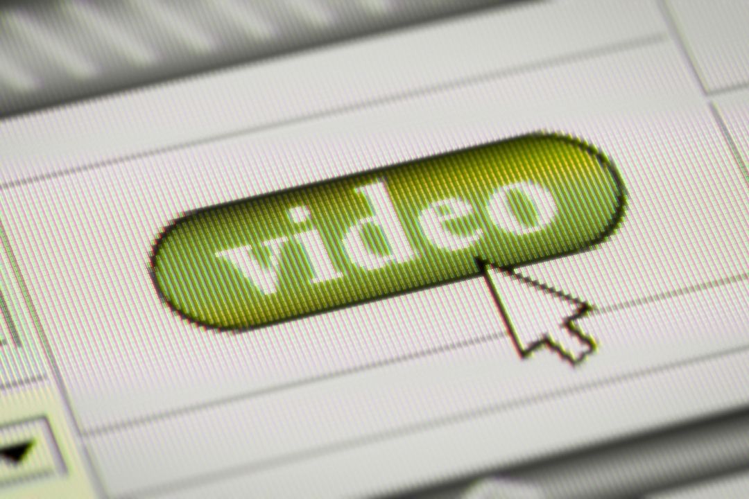 Online button to video